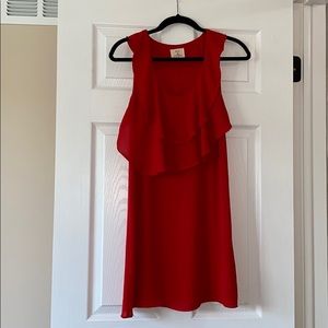 Red Sleeveless Dress
